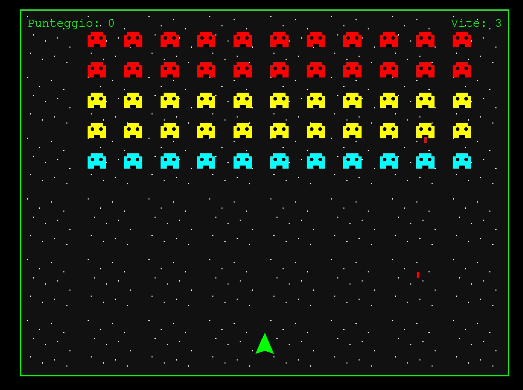 Space Invaders 2D - Z.ai GLM
