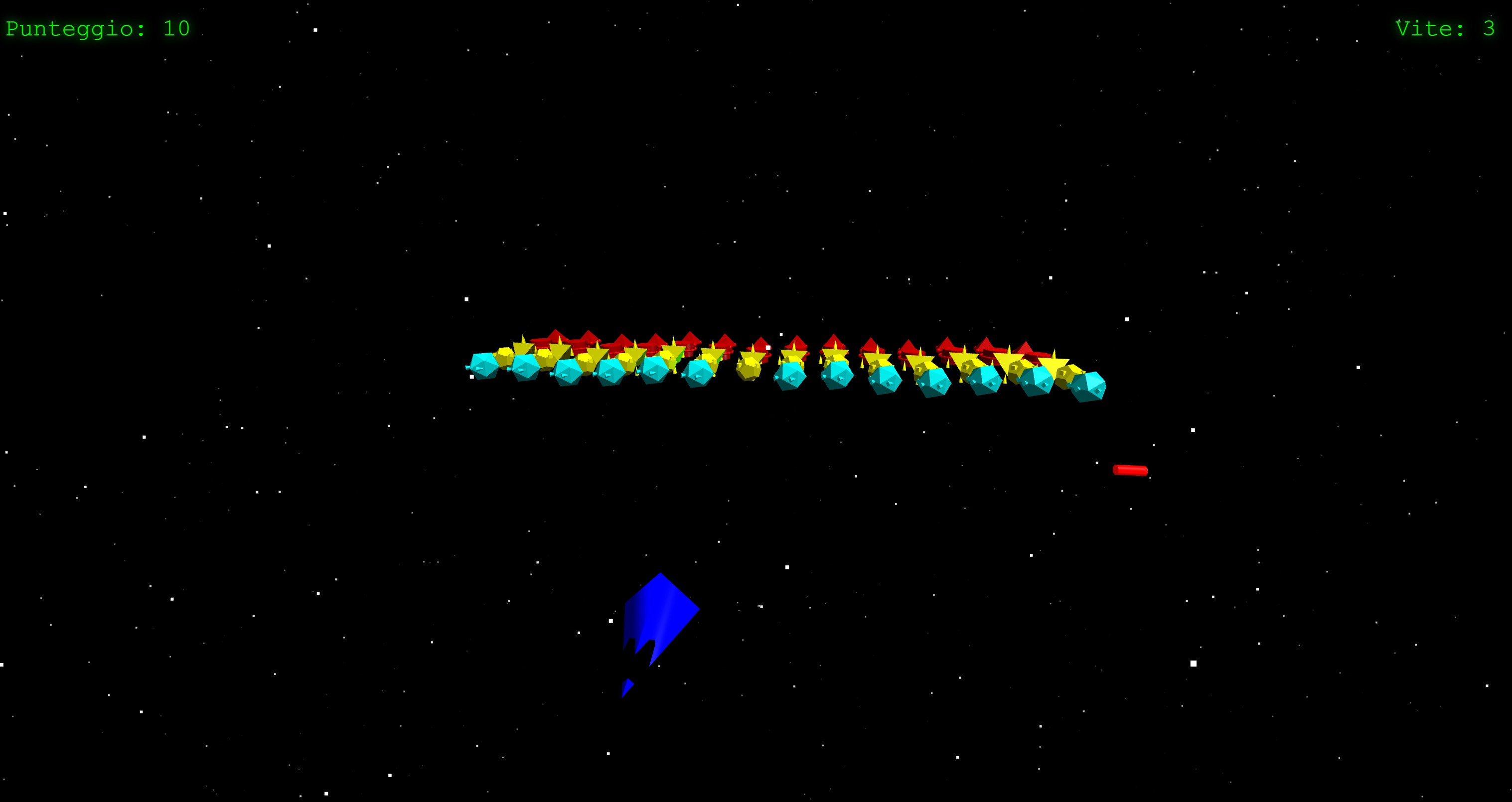 Space Invaders 3D - Z.ai GLM