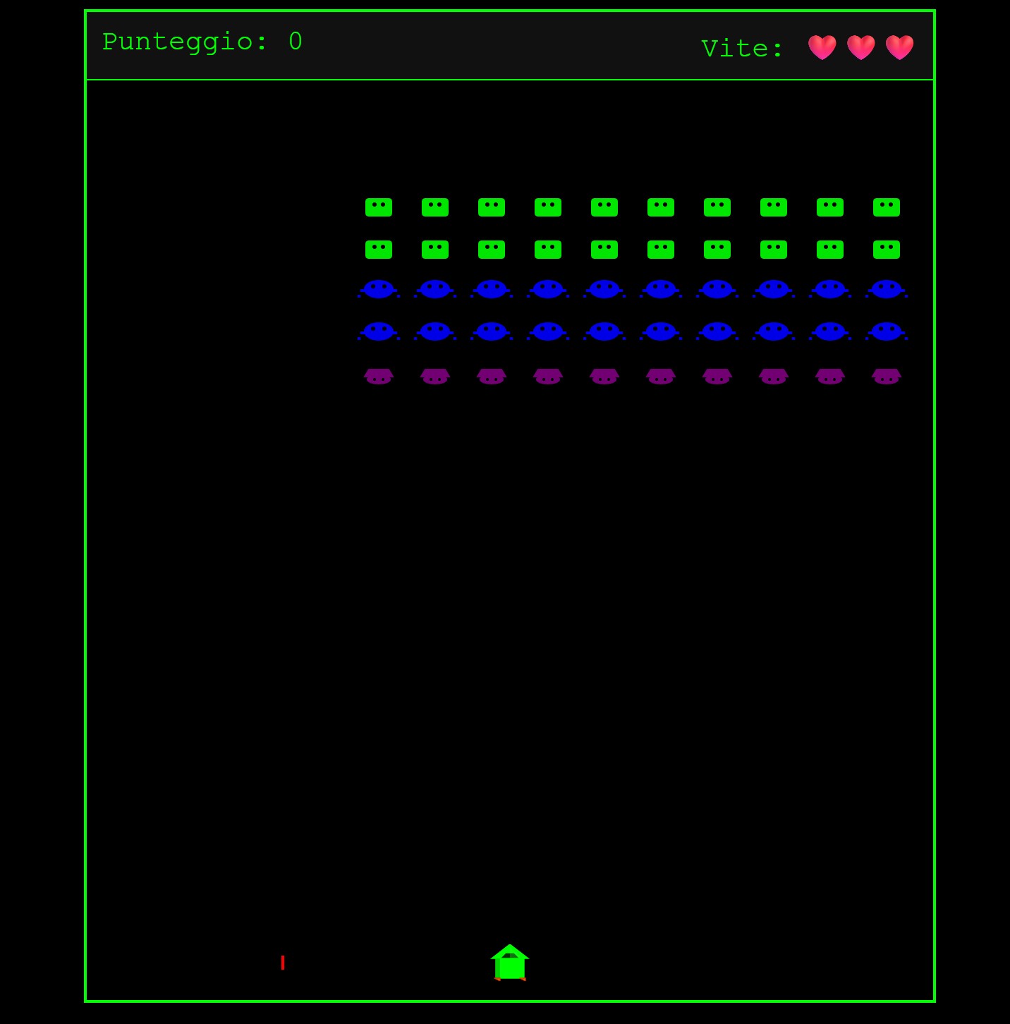 Space Invaders 2D - Alibaba Qwen